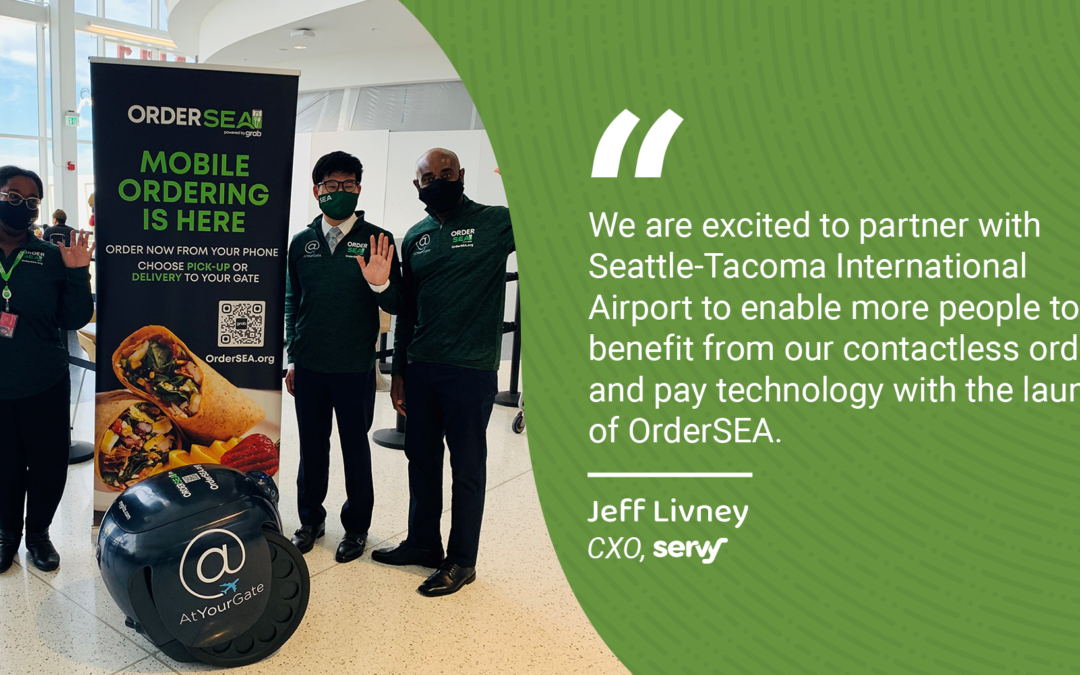 Seattle-Tacoma International Airport officially launches Order Sea powered by Servy’s Grab Airport Marketplace