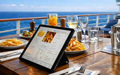 Digital Menus at Sea